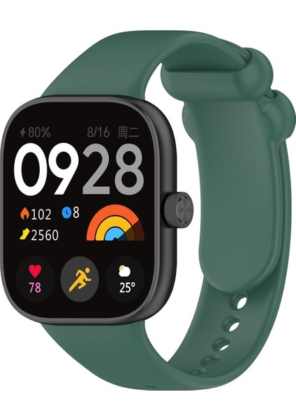 Xiaomi Redmi Watch 4 Uyumlu Akıllı Saat Bileklik Kordonu Yumuşak Silikon Kayış