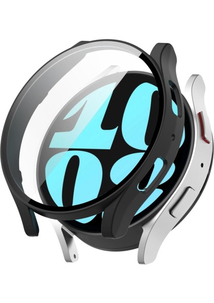 Samsung Galaxy Watch 6 40MM Uyumlu Kasa ve Ekran Koruyucu 360 Tam Koruma Kapak Gard-14