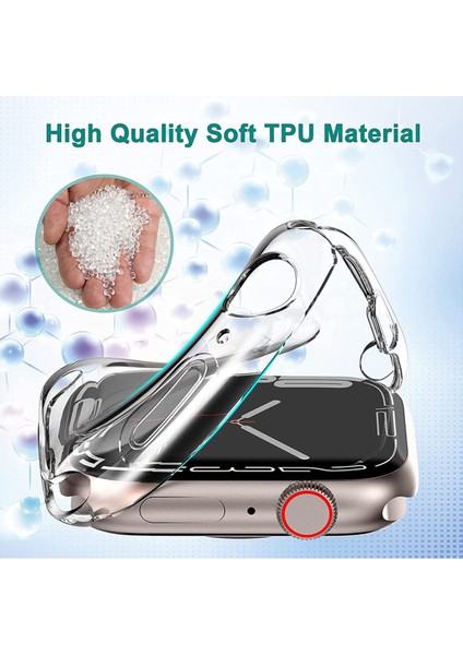 Apple Watch 8 Ultra 49MM Kasa ve Ekran Koruyucu 360 Tam Koruma Yumuşak Silikon Kılıf fiyatları