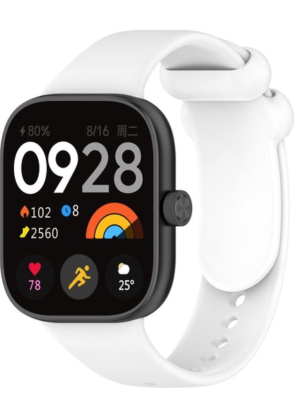 Xiaomi Redmi Watch 4 Uyumlu Akıllı Saat Bileklik Kordonu Yumuşak Silikon Kayış