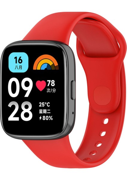 Xiaomi Redmi Watch 3 Active Uyumlu Kordon Akıllı Saat Bileklik Kordonu Yumuşak Silikon Kayış