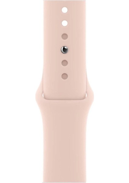 44MM A+ Spor Klasik Silikon Kordon Kayış Bileklik Kum Pembe