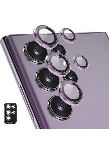 Samsung Galaxy S23 Ultra Kamera Lens Koruyucu Kırılmaz Cam Kaliteyi Bozmaz Temperli Berrak Koruma Cl-07