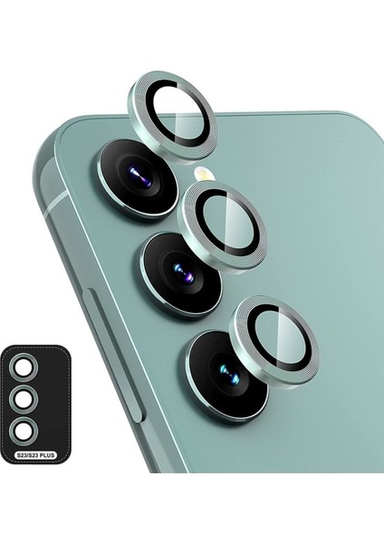 Samsung Galaxy S23 Kamera Lens Koruyucu Kırılmaz Cam Kaliteyi Bozmaz Temperli Berrak Koruma Cl-07