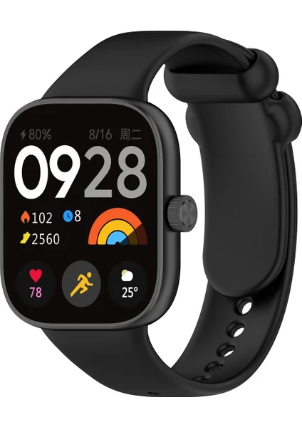 Xiaomi Redmi Watch 4 Uyumlu Akıllı Saat Bileklik Kordonu Yumuşak Silikon Kayış