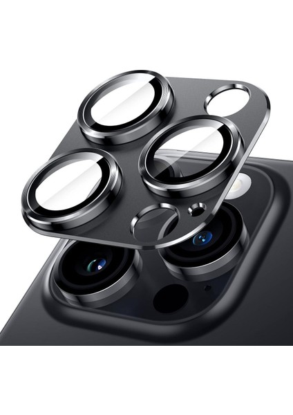 Apple iPhone 14 Pro Max Kamera Lens Koruyucu Metal Çerçeveli Tam Koruma Temperli Cam fiyatları
