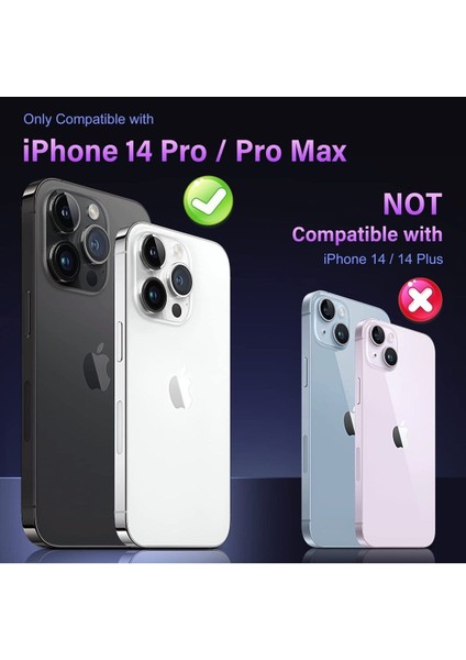 Apple iPhone 14 Pro Max Kamera Lens Koruyucu Metal Çerçeveli Tam Koruma Temperli Cam fırsatları