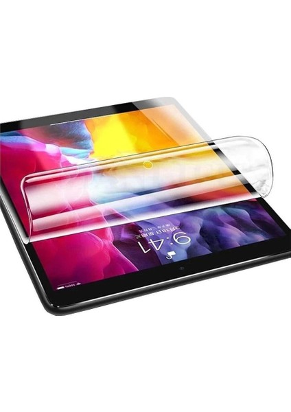 Apple iPad 8. Nesil (2020) 10.2 Şeffaf Ekran Koruyucu Nano Esnek Flexible 9h Micro Temperli Kırılmaz Cam