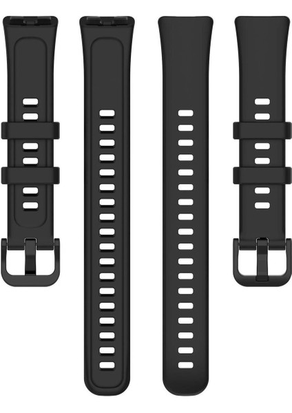 Huawei Band 8 Uyumlu Renkli Tokalı Silikon Akıllı Saat Kordon Kayış Bileklik