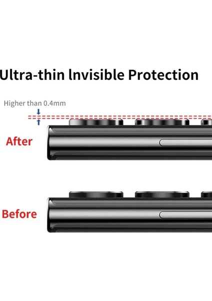 Samsung Galaxy S23 Ultra Kamera Lens Koruyucu Kırılmaz Cam Kaliteyi Bozmaz Temperli Berrak Koruma Cl-07