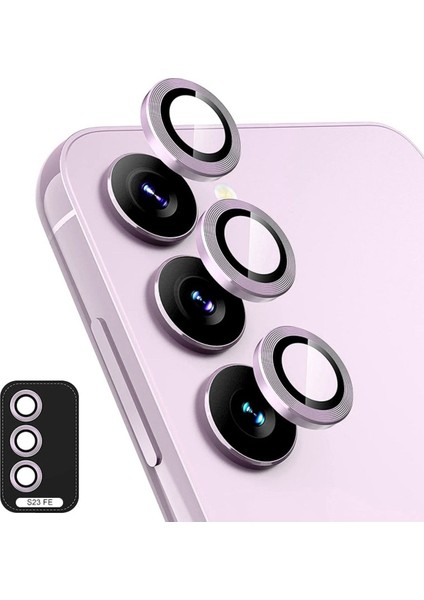 Samsung Galaxy S23 Fe Kamera Lens Koruyucu Kırılmaz Cam Kaliteyi Bozmaz Temperli Berrak Koruma