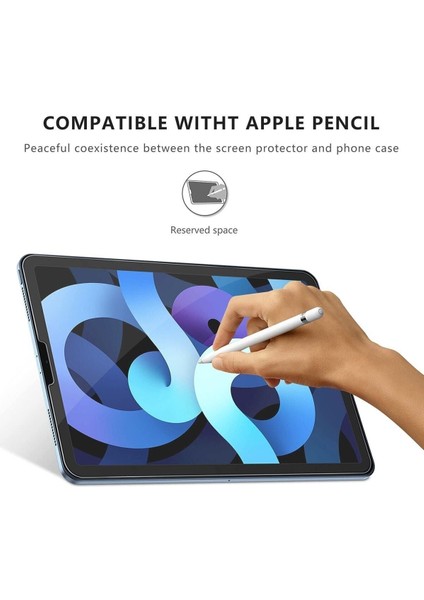 Apple iPad Pro 2. Nesil (2020) 11" Mat Ekran Koruyucu Nano Esnek Flexible 9h Micro Temperli Kırılmaz Cam