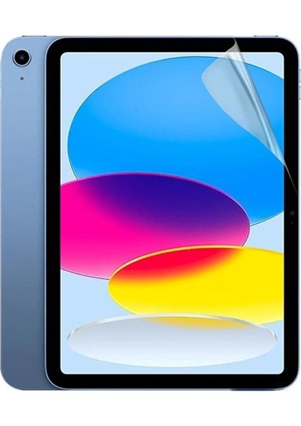 Apple iPad 10. Nesil 10.9 2022 Şeffaf Ekran Koruyucu Nano Teknoloji Kırılmaz Esnek Cam Ekran Koruma