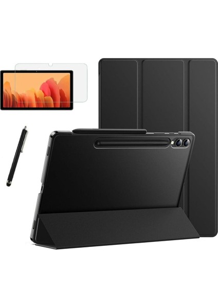 Samsung Galaxy Tab S7 Fe Lte T737 + Ekran Koruyucu + Kalem Smart Kapak Tablet Kılıfı 12.4 Inç