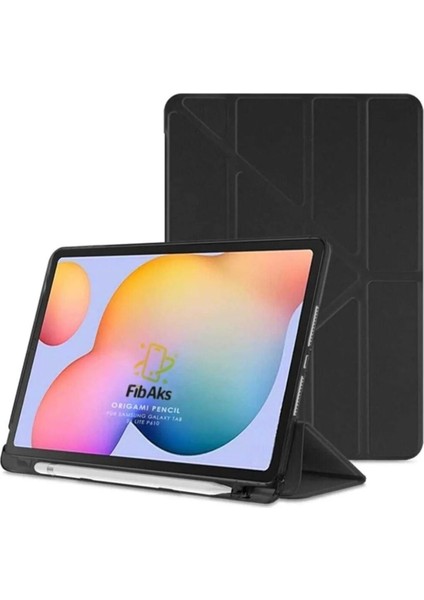 Samsung Galaxy Tab A9+ Plus SM-X210 Uyumlu Kalem Bölmeli Pu Deri Yumuşak Koruyucu Silikon Kılıf