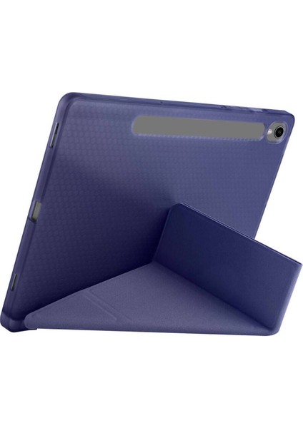 Samsung Galaxy Tab S9 SM-X510 - S9 Fe SM-X710 10.9 Kılıf Kalem Bölmeli Katlanabilir Standlı Koruyucu Kapak fırsatları