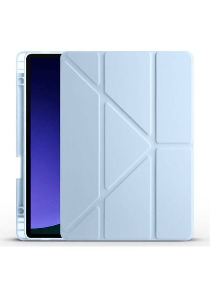 Samsung Galaxy Tab S9 SM-X510 - S9 Fe SM-X710 10.9 Kılıf Kalem Bölmeli Katlanabilir Standlı Koruyucu Kapak modelleri