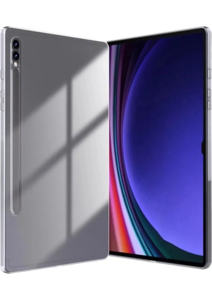 Samsung Galaxy Tab S9 Ultra SM-X910 Kılıf Şeffaf Yumuşak Süper Lüx Esnek Renksiz Kapak
