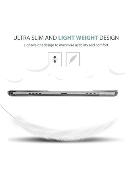 Huawei Matepad 11.5 2023 Uyumlu Kılıf Smart Case Standlı 360 Tam Koruma Akıllı Kapak