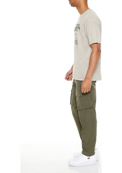 Slim-Fit Ipli Kargo Pantolon fiyatları