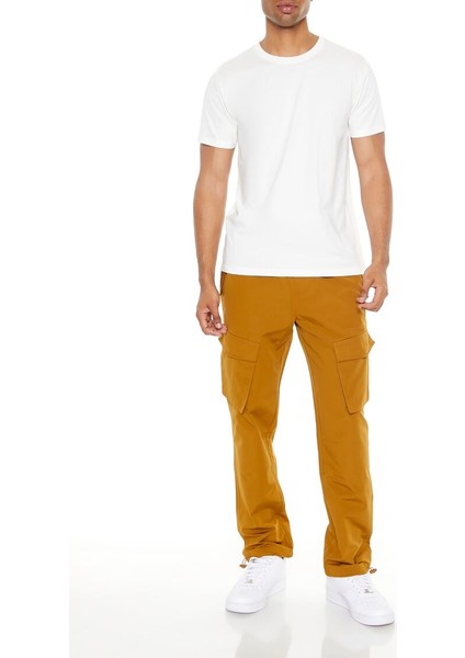 Slim-Fit Ipli Kargo Pantolon