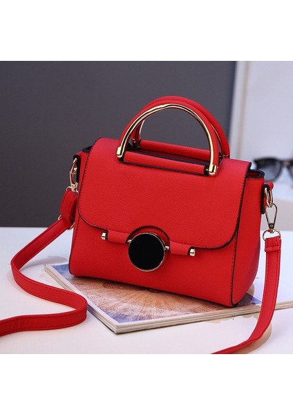 Sonbahar Yeni Moda Kilit Çanta Kore Versiyonu Tatlı Omuz Askılı Çanta (Yurt Dışından)