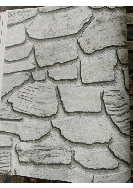 Taş Desenli Hava Alabilen Silinebilir 3 Boyutlu Duvar Kağıdı 5m2