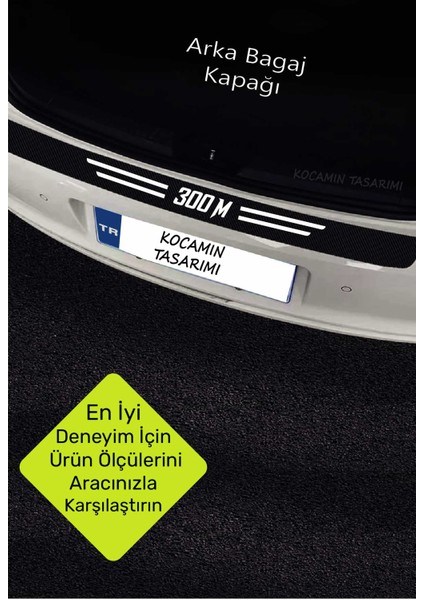 Chrysler 300M Karbon Kapı ve Bagaj Eşiği Koruma Seti Çizilmelere Karşı Dayanıklı Sticker Folyo 300M Yazılı fırsatları