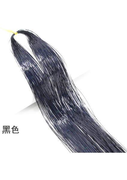 Glitter Saç Tinsel Seti Gökkuşağı Bayan Renkli Parıltılı, Bling Saç Örgü Aksesuarları (Yurt Dışından)