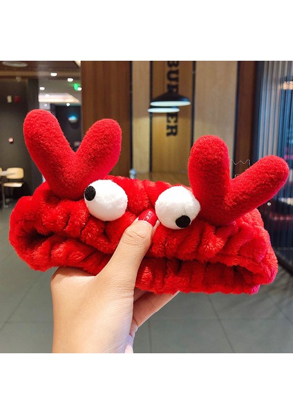 Yüz Yıkama Bandı Yumuşak Sıcak Mercan Polar Hayvan Kulaklar Bayanlar Kafa Bandı Kızlar Başörtüsü Moda Saç Aksesuarları (Yurt Dışından)