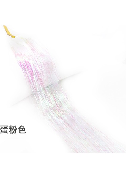 Glitter Saç Tinsel Seti Gökkuşağı Bayan Renkli Parıltılı, Bling Saç Örgü Aksesuarları (Yurt Dışından)