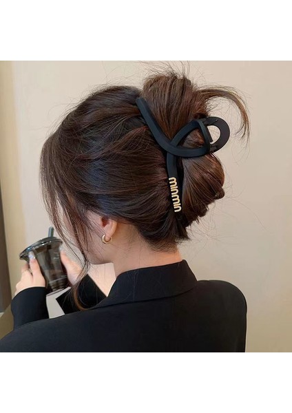 2024 Yeni Buzlu Dalga Klipsi, High-End Köpekbalığı Klipsi Saç Aksesuarları (Yurt Dışından)