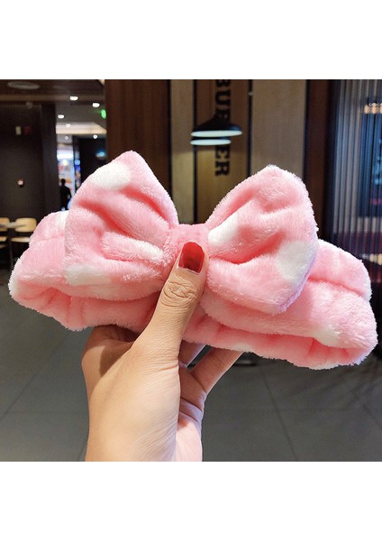 Yüz Yıkama Bandı Yumuşak Sıcak Mercan Polar Hayvan Kulaklar Bayanlar Kafa Bandı Kızlar Başörtüsü Moda Saç Aksesuarları (Yurt Dışından)