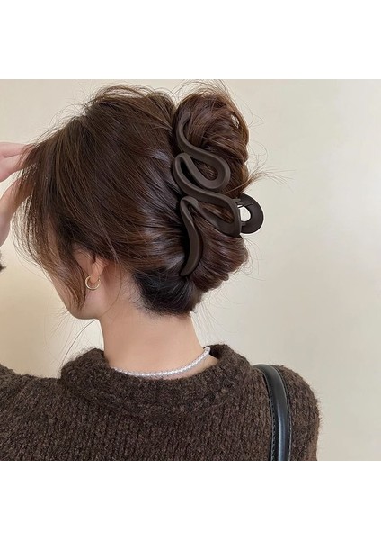 2024 Yeni Buzlu Dalga Klipsi, High-End Köpekbalığı Klipsi Saç Aksesuarları (Yurt Dışından)