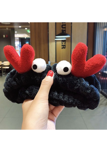 Yüz Yıkama Bandı Yumuşak Sıcak Mercan Polar Hayvan Kulaklar Bayanlar Kafa Bandı Kızlar Başörtüsü Moda Saç Aksesuarları (Yurt Dışından)