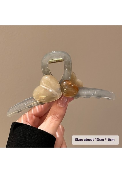 2024 Yeni Buzlu Dalga Klipsi, High-End Köpekbalığı Klipsi Saç Aksesuarları (Yurt Dışından)