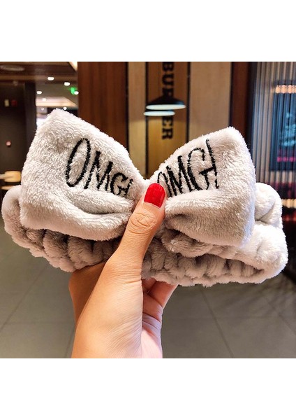 Yüz Yıkama Bandı Yumuşak Sıcak Mercan Polar Hayvan Kulaklar Bayanlar Kafa Bandı Kızlar Başörtüsü Moda Saç Aksesuarları (Yurt Dışından)