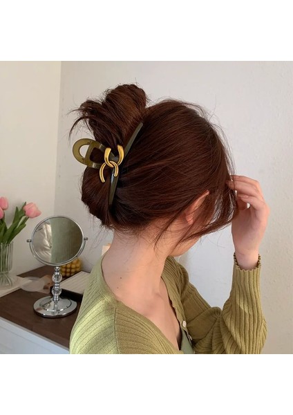 2024 Yeni Buzlu Dalga Klipsi, High-End Köpekbalığı Klipsi Saç Aksesuarları (Yurt Dışından)