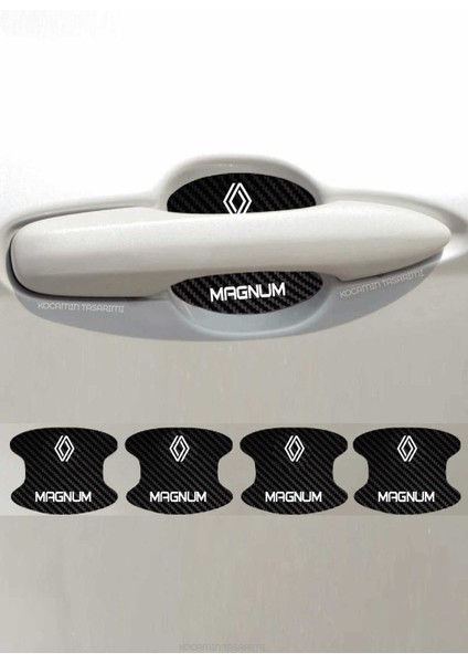 Karbon Desenli Renault Magnum Kapı Içi Kolları Çizilmelere Karşı Özel Koruma Folyo Seti Magnum Yazılı fiyatları