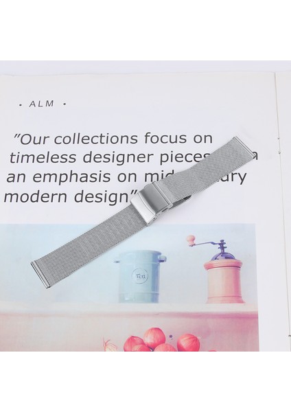 Samsung Galaxy Watch7 44MM / 40MM Metal Saat Kayışı Katlanır Tokalı Örgü Bilek Bandı (Yurt Dışından) modelleri