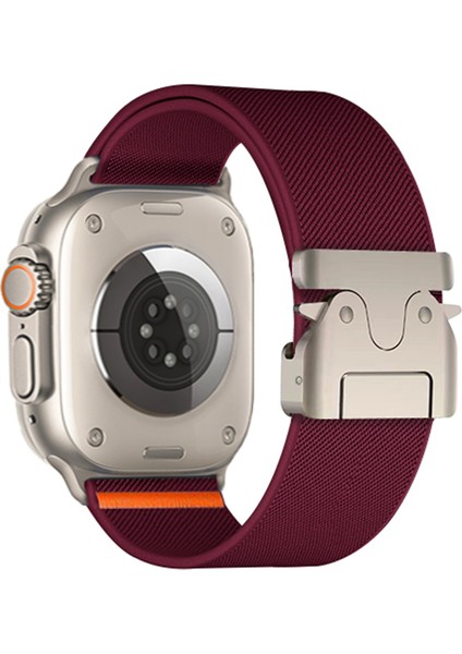 Apple Watch Series 10 46MM / Ultra 2 / Ultra 49MM / 9 8 7 45MM Naylon Bant (Yurt Dışından)