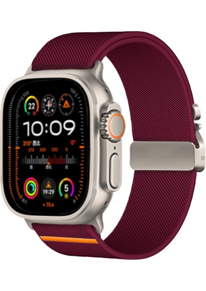 Apple Watch Series 10 46MM / Ultra 2 / Ultra 49MM / 9 8 7 45MM Naylon Bant (Yurt Dışından) modelleri