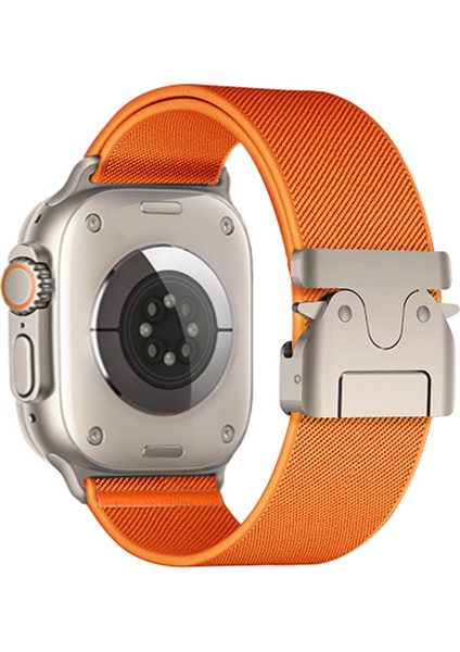 Apple Watch Series 10 46MM / Ultra 2 / Ultra 49MM / 9 8 7 45MM Naylon Bant (Yurt Dışından)