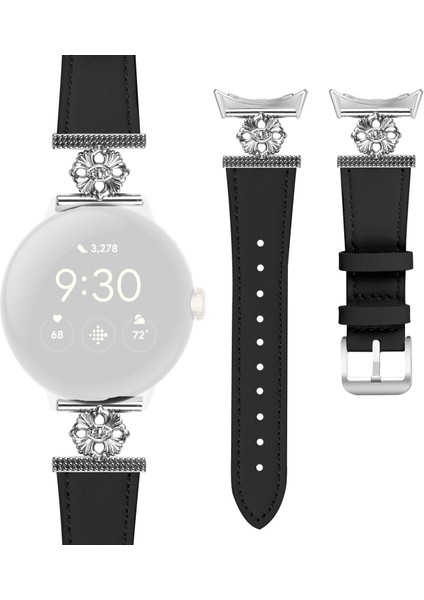 Google Pixel Watch 3 41MM / Watch 2 / Pixel Watch Deri Bant Ayarlanabilir Kayış (Yurt Dışından)