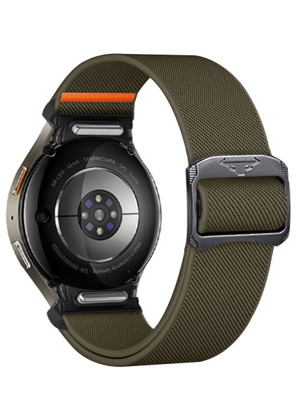 Samsung Galaxy Watch Fe 40MM / Watch7 / Watch6 / Watch 5 / Watch4 Naylon Elastik Bant Saat Kayışı (Yurt Dışından)