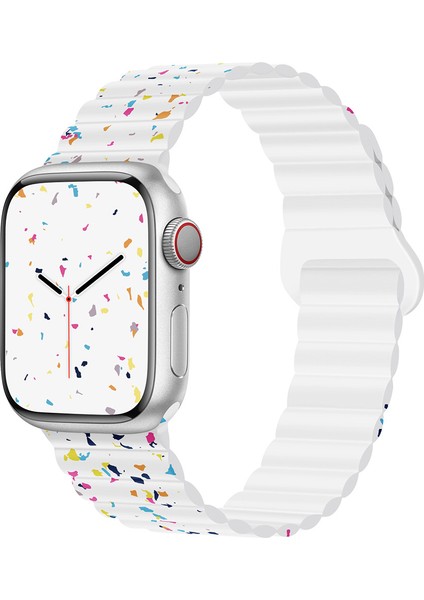 Apple Watch Series 10 42MM / 9 8 7 41MM Manyetik Silikon Kayış (Yurt Dışından) fiyatları