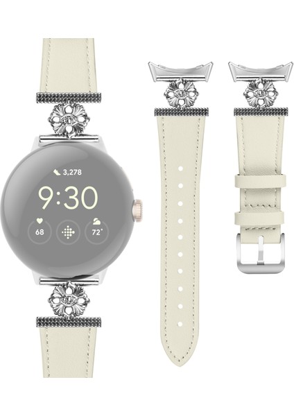 Google Pixel Watch 2 Saat Kordonu Deri Ayarlanabilir Kayış (Yurt Dışından)