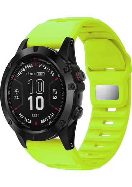 Garmin Fenix 7x Pro / Fenix 7x Quickfit 26MM Yedek Saat Kordonu Silikon Kayış (Yurt Dışından) indirimleri