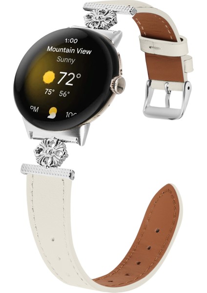 Google Pixel Watch 2 Saat Kordonu Deri Ayarlanabilir Kayış (Yurt Dışından)
