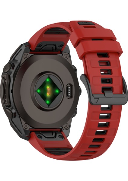 Garmin Fenix 8 47MM / Fenix E 47MM / Quatix 7 Pro Evrensel Silikon Saat Bandı (Yurt Dışından)